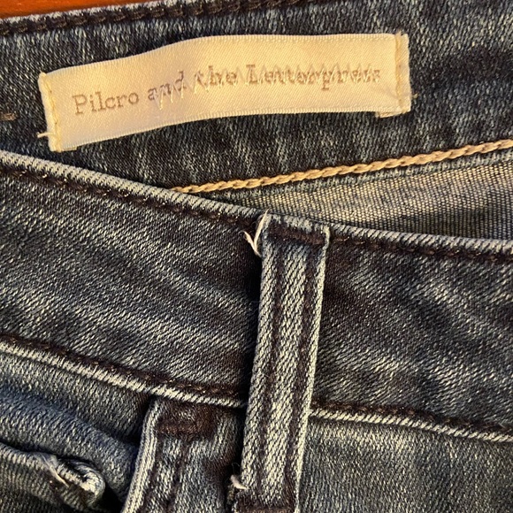 PILCRO AND THE LETTERPRESS raw hem jeans size 26 - Picture 2 of 6